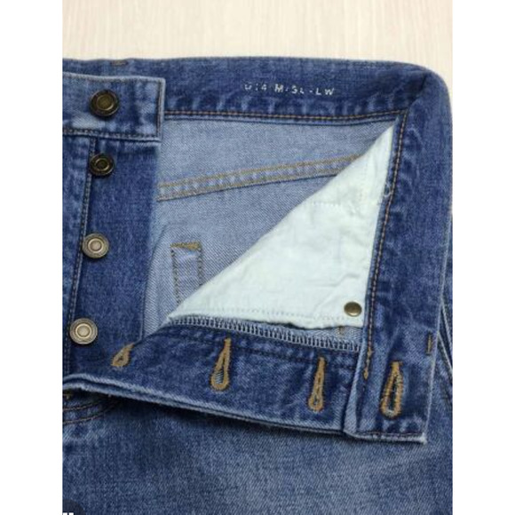 Saint Laurent straight jeans denim 466235 Y883L embroidered size 31 - Picture 5 of 9
